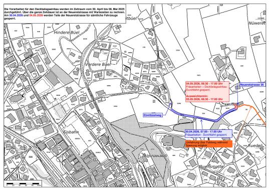 Flugblatt Deckbelagseinbau